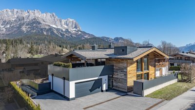 Luxusvilla mit Kaiserblick in Toplage nahe dem Skilift