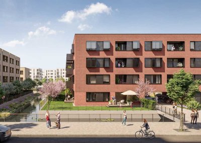 Wasserblick - Hochwertige 3 Zi-Wohnung mit EBK und Loggia!