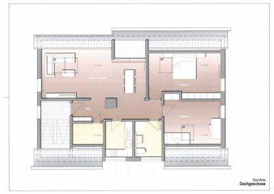 Helle moderne Dachgeschosswohnung