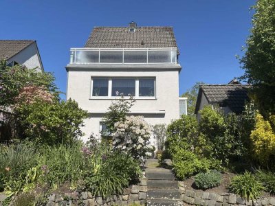 Freistehendes Einfamilienhaus mit Garage und Garten in HA‑Boelerheide