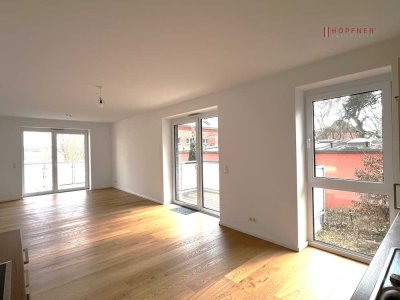 Barrierearm wohnen nahe der Förde: Moderne 2-Zimmer-Eigentumswohnung mit zwei sonnigen Balkonen