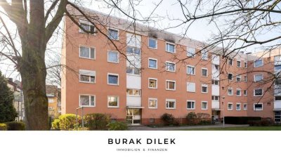 Käuferprovisionsfrei: Modernisierte 3-Zimmer-Wohnung mit Balkon & neuer Küche – ideal für Paare