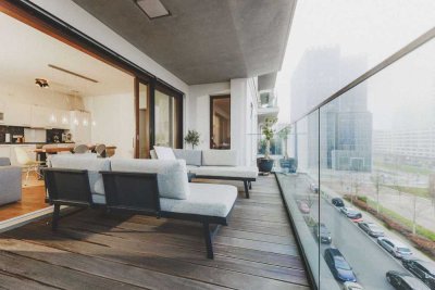 Exklusive 3-Zimmer-Wohnung mit Balkon, Parkblick & 2 TG-Stellplätzen im Europaviertel