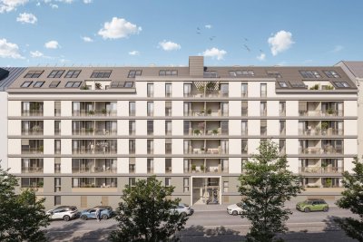 Doppelte Freifläche – 3-Zimmer-Dachgeschosswohnung mit Terrasse &amp; Balkon