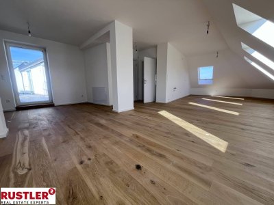 Dachterrassenmaisonette an der U1 | Erstbezug an der U1