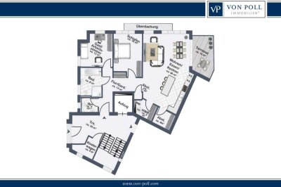 Bielefeld-Quelle: NEUBAU Wohnung W1 KfW40 | 3 Zimmer | ca. 108 m² Wohnfläche | Terrasse | Tiefgarage