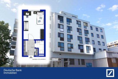 Eine von Zwei: 1-Zimmer-Wohnung im 1.OG, zentral in Heidelberg
