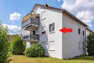 Gut vermietete 4-Zi.Whg. mit Balkon, Keller und Garage in ruhiger Lage von Rudersberg!
