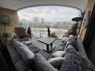 barrierefreie luxuriöse 2‑Zimmer Wohnung im 3. OG mit Terasse in Magdeburg-Brückfeld