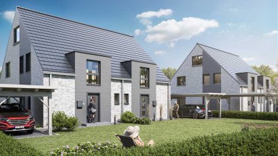 Renditestarkes Immobilienpaket in Nordhackstedt: 4 voll vermietete, moderne Doppelhaushälften