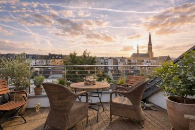 Sonnige Dachterrasse im Herzen von Bonn