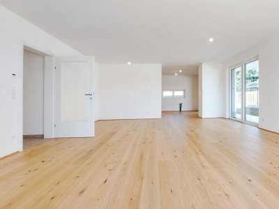 ERSTBEZUG! 3-ZIMMER-WOHNUNG MIT GARTEN UND TERRASSE - NUR 500 m ZUM OBEREN MÜHLWASSER!