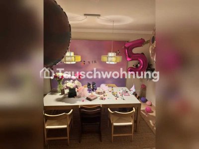 Tauschwohnung: Reihenhaus in grüner Lage gegen kompaktere Familienwohnung