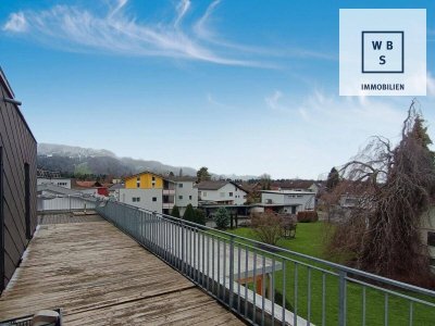Blick in die Berge!3-Zimmer-Penthouse-Wohnung mit traumhafter Terrasse in Höchst