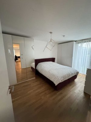 Geschmackvolle, neuwertige 2-Zimmer-Erdgeschosswohnung mit geh. Innenausstattung mit EBK