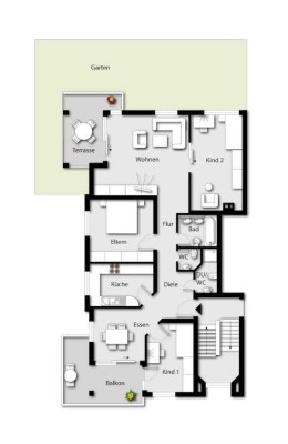 Gesuchte Kapitalanlage! Gartenwohnung im Herzen von Kronberg