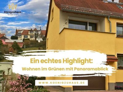 Wohnen im Grünen: Großzügiges Haus mit Panoramablick über Jena