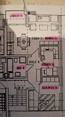 Stadtnah gelegene 3-Zimmer-Maisonettewohnung mit Balkon in ruhiger Lage von Rhede
