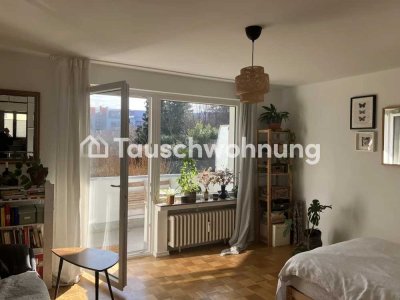 Tauschwohnung: Sonnige 1-Zimmerwohnung mit Balkon