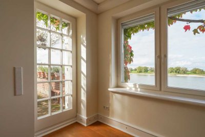 Exklusive Wohnung mit Rheinblick in Kaiserswerth - eine Aussicht zum Verlieben!