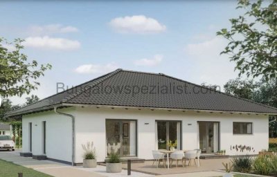 Bungalow 134 Qm mit Grundstück / Finanzierungsrate 1.546,-- incl. Fördermittel. PV- Anlage WP / FB