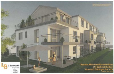 NEUBAU  - Moderne Eigentumswohnungen in Rosdorf mit Fahrstuhl und vieles mehr!