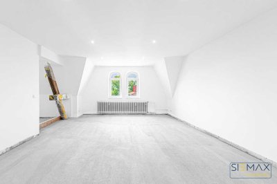 "ERSTBEZUG NACH KOMPLETT SANIERUNG"
3 ZIMMER DACHWOHNUNG UNTER DENKMALSCHUTZ!