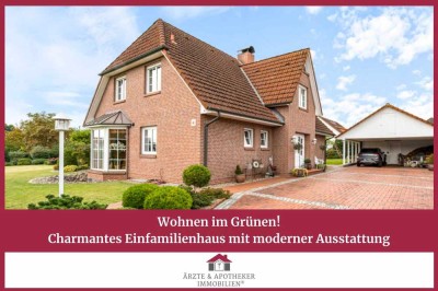 Wohnen im Grünen: Stilvolles Einfamilienhaus mit moderner Ausstattung