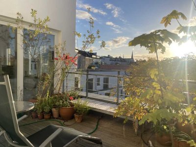 Sonnige Wohnung mit unverbautem Weitblick am Rande des Schanzenviertels