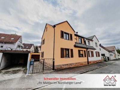 TOP Doppelhaushälfte mit kleinem Garten und Garage im Herzen von Röthenbach