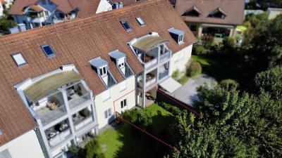 Seniorengerechte 2-Zimmer-Erdgeschosswohnung mit Garten und Terrasse in Ravensburg/Oberzell!