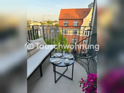 Tauschwohnung: Schöne Wohnung in Eimsbüttel mit zwei Balkonen und Weitblick