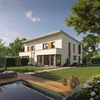 Bauen Sie Ihre moderne Doppelhaushälfte inkl. Grundstück in Freiburg-Haslach!