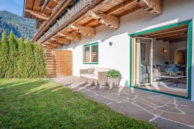 Sonnige Gartenwohnung im Areal des „Kitzbühel Country Club“