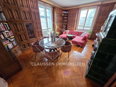 Wohnen wie im eigenen Haus - stilvolle Altbauwohnung im Herzen von WI. Provisonsfrei für Käufer!