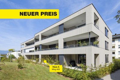 Moderne 3-Zimmer-Gartenwohnung | A02