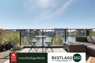 Stilvolle 4-Zimmer-Wohnung mit Mainblick in Bestlage am Westhafen
