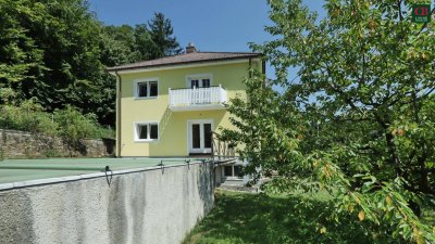 Charmantes, familienfreundliches Einfamilienhaus in Waldrandlage in Weidling