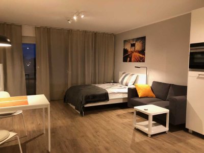 1 Zimmer Wohnung: kernsaniert, möbliert, ausgestattet