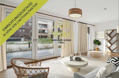 Gemütliche 2-Zimmer-Wohnung mit EBK und Terrasse + 2 mietfreie Monate