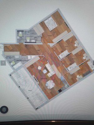 Ansprechende, neuwertige 5-Raum-Wohnung mit geh. Innenausstattung, Loggia und EBK