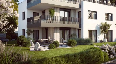 Erdgeschosswohnung mit sehr großen Garten