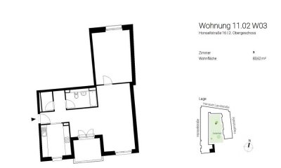 2 Zimmer Wohnung mit EBK