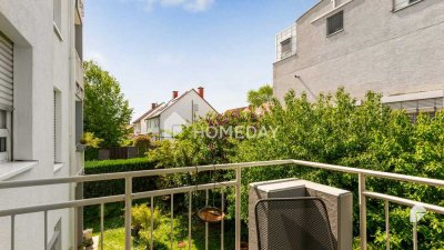 Gemütliche Etagenwohnung mit Balkon und Stellplatz in der Nähe des Mainufers