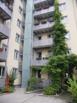 Maxvorstadt, 1-Zimmer-Whg + Wohnküche