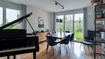 Exklusive Lage direkt am Lech! 3-4-Zimmer-Gartenwohnung mit viel Platz