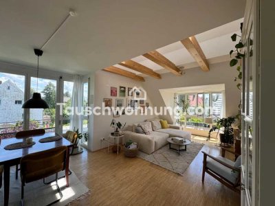 Tauschwohnung: Helle Maisonette-Wohnung