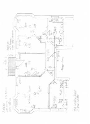 4-Zimmer Erdgeschosswohnung mit Balkon in Erkner