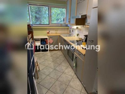 Tauschwohnung: Schöne 3-Zimmerwohnung mit Balkon und Gartenmitnutzung