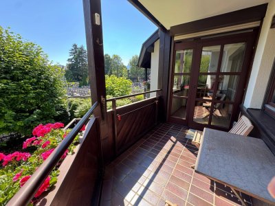 Ruhige 4 Zimmer Mietwohnung mit Loggia und Blick ins Grüne